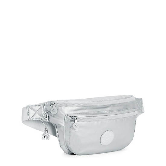 Kipling Yasemina Extra Large Metallic Midja Pack Väska Silver | SE 1042CT